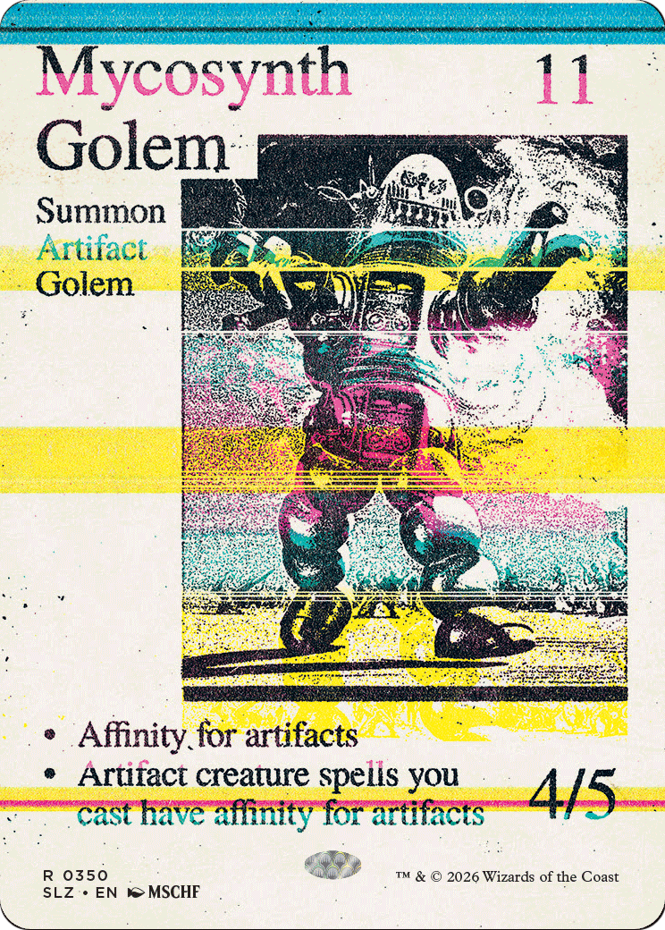 Mycosynth Golem (0350) [Secret Lair x MSCHF: The Zeta Set]