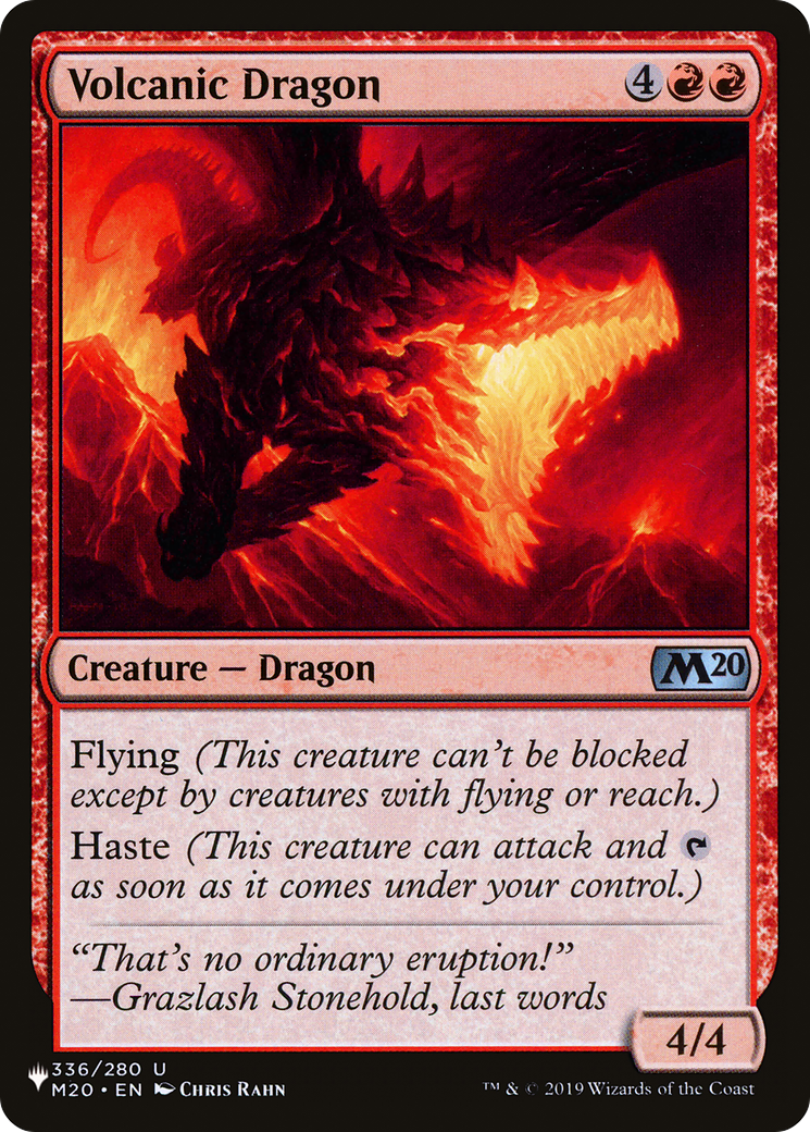 Volcanic Dragon (M20) [The List]