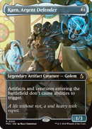 Karn, Argent Defender (Borderless) [Reality Fracture]