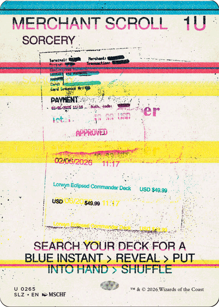Merchant Scroll (0265) [Secret Lair x MSCHF: The Zeta Set]