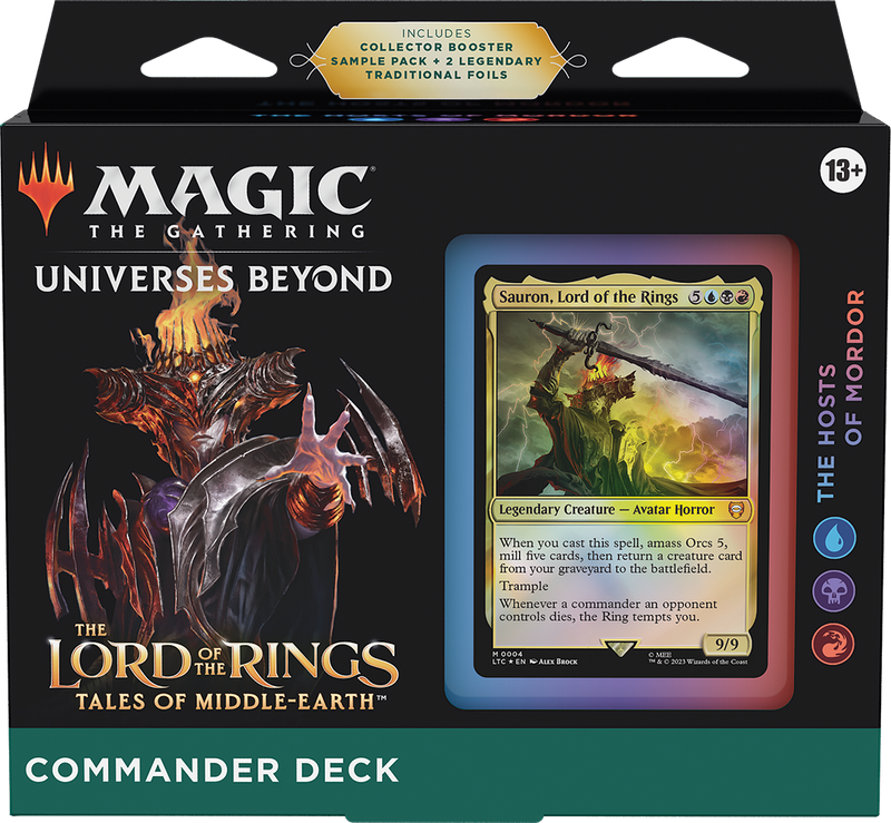 THE LORD OF THE RINGS: THE HOSTS OF MORDOR COMMANDER DECK