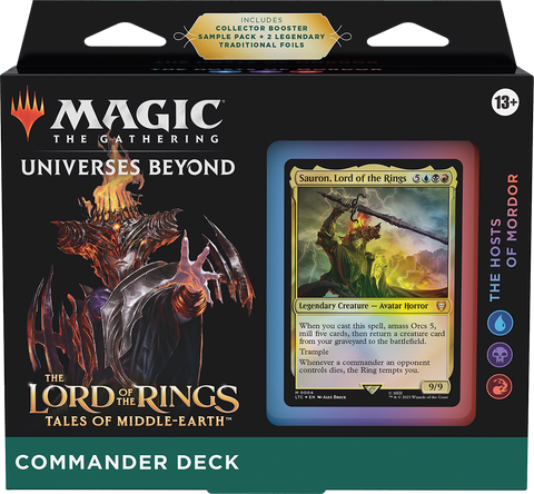 THE LORD OF THE RINGS: THE HOSTS OF MORDOR COMMANDER DECK