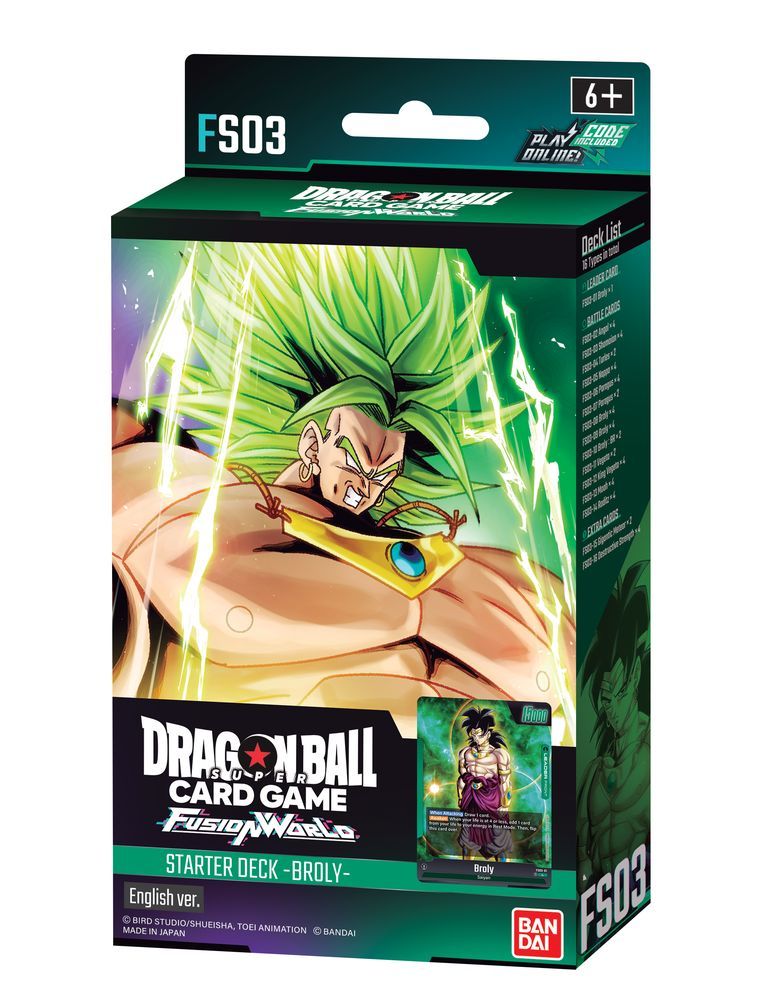 Dragon Ball Super Card Game Fusion World Starter Deck - Broly