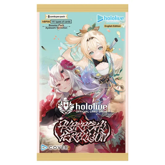 HOLOLIVE OFFICIAL CARD GAME - Ayakashi Vermilion Booster Pack