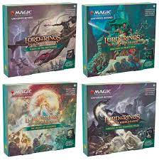 THE LORD OF THE RINGS: Holiday Scene Box FULL SET OF 4