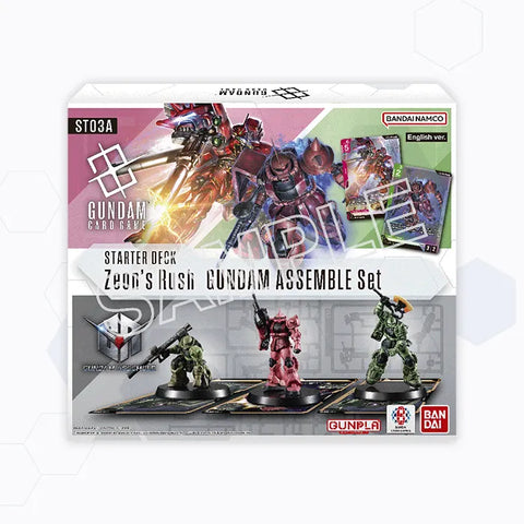 Gundam Card Game: Gundam Assemble Starter Set – Zeon's Rush [ST03A]