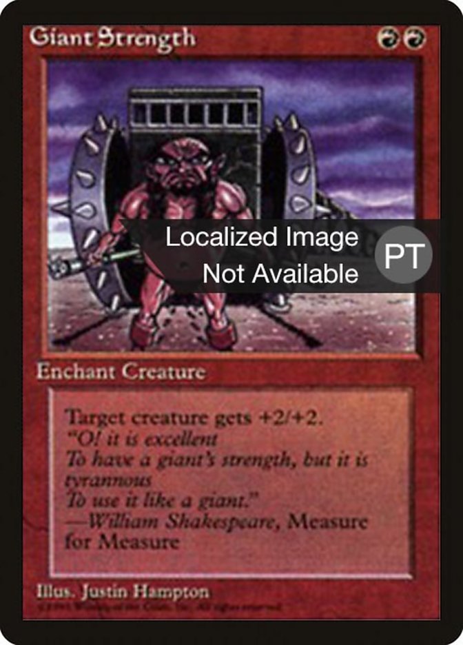 Giant Strength [Fourth Edition (Foreign Black Border)]