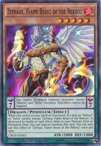 Zefraxa, Flame Beast of the Nekroz [CROS-ENAE1] Super Rare