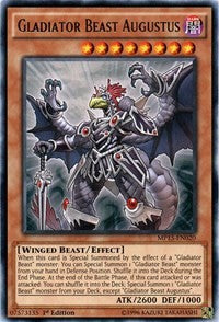 Gladiator Beast Augustus [MP15-EN020] Rare