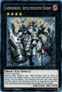 Cairngorgon, Antiluminescent Knight [MP15-EN030] Super Rare