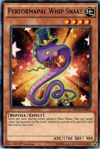 Performapal Whip Snake [MP15-EN062] Rare