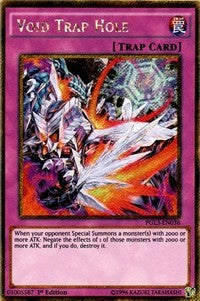 Void Trap Hole [PGL3-EN038] Gold Secret Rare