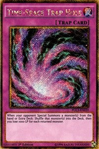 Time-Space Trap Hole [PGL3-EN039] Gold Secret Rare