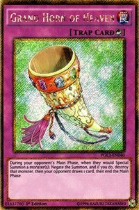 Grand Horn of Heaven [PGL3-EN040] Gold Secret Rare