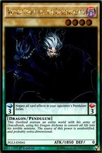 Vector Pendulum, the Dracoverlord [PGL3-EN041] Gold Rare