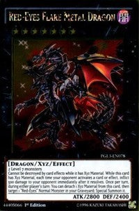 Red-Eyes Flare Metal Dragon [PGL3-EN078] Gold Rare