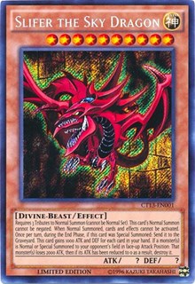 Slifer the Sky Dragon [CT13-EN001] Secret Rare