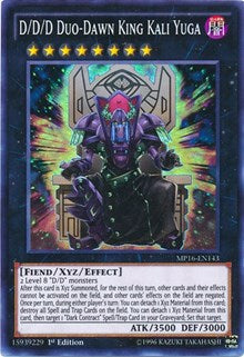 D/D/D Duo-Dawn King Kali Yuga [MP16-EN143] Super Rare