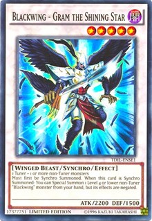 Blackwing - Gram the Shining Star [TDIL-ENSE1] Super Rare