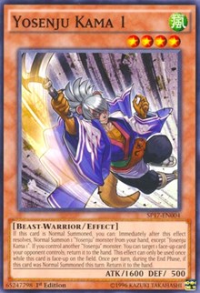 Yosenju Kama 1 (Starfoil) [SP17-EN004] Starfoil Rare