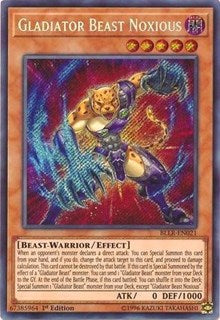 Gladiator Beast Noxious [BLLR-EN021] Secret Rare