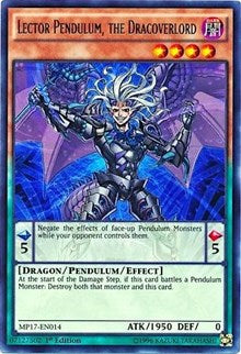 Lector Pendulum, the Dracoverlord [MP17-EN014] Ultra Rare