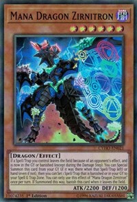 Mana Dragon Zirnitron [CYHO-EN021] Super Rare
