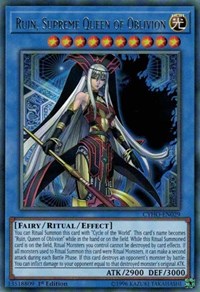 Ruin, Supreme Queen of Oblivion [CYHO-EN029] Rare