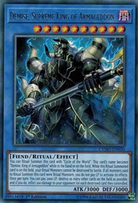 Demise, Supreme King of Armageddon [CYHO-EN030] Rare