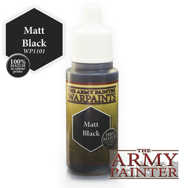 Army Painter Matt Black Warpaint