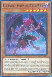 Blackwing - Simoon the Poison Wind [LED3-EN024] Super Rare