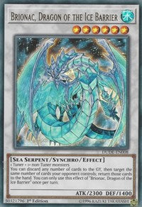 Brionac, Dragon of the Ice Barrier [DUDE-EN008] Ultra Rare