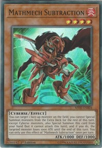 Mathmech Subtraction [MYFI-EN004] Super Rare