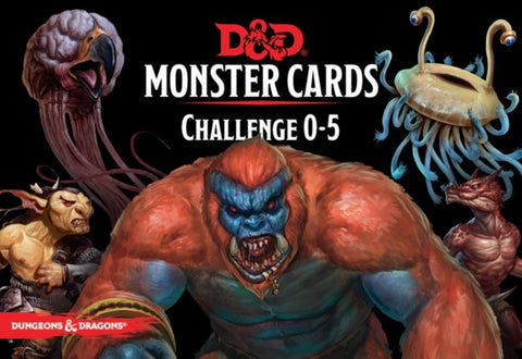 Dungeons & Dragons Monster Cards: Challenge 0 - 5
