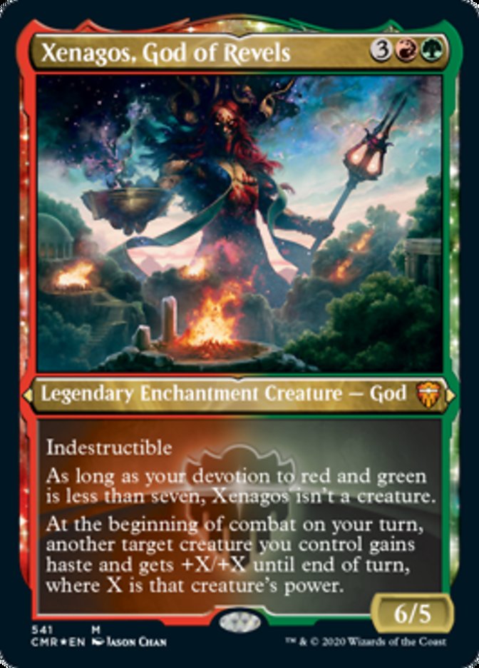 Xenagos, God of Revels (Etched) [Commander Legends]