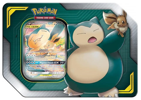 Pokemon TCG: Tag Team Tin - Eevee & Snorlax GX