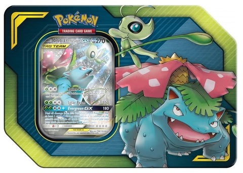 Pokemon TCG: Tag Team Tin - Celebi & Venusaur GX