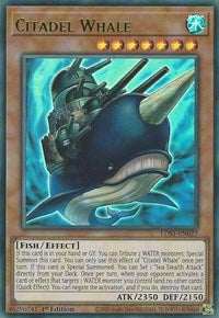 Citadel Whale (Green) [LDS1-EN027] Ultra Rare