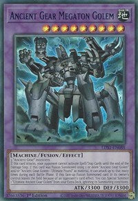 Ancient Gear Megaton Golem (Blue) [LDS1-EN088] Ultra Rare