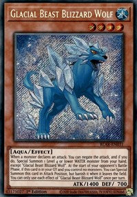 Glacial Beast Blizzard Wolf [BLAR-EN031] Secret Rare