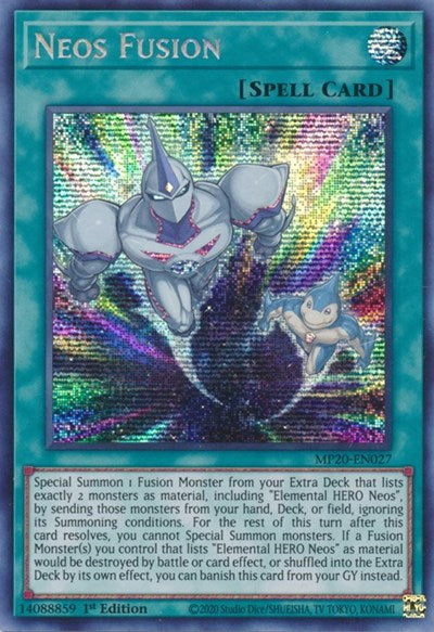 Neos Fusion [MP20-EN027] Prismatic Secret Rare