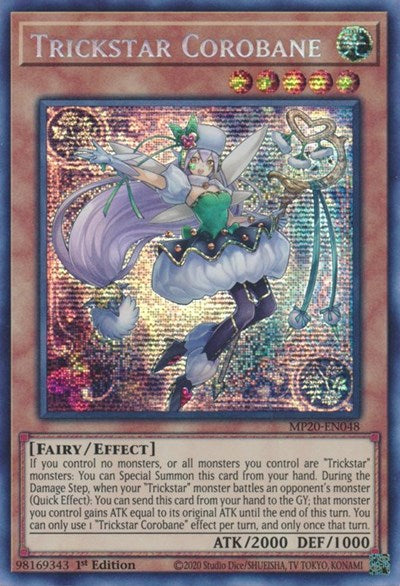 Trickstar Corobane [MP20-EN048] Prismatic Secret Rare