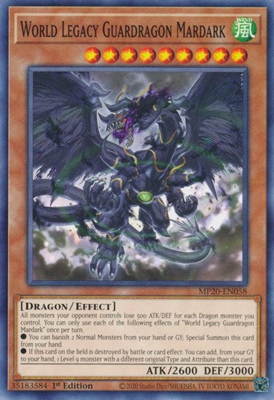 World Legacy Guardragon Mardark [MP20-EN058] Common