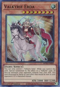 Valkyrie Erda [MP20-EN089] Super Rare