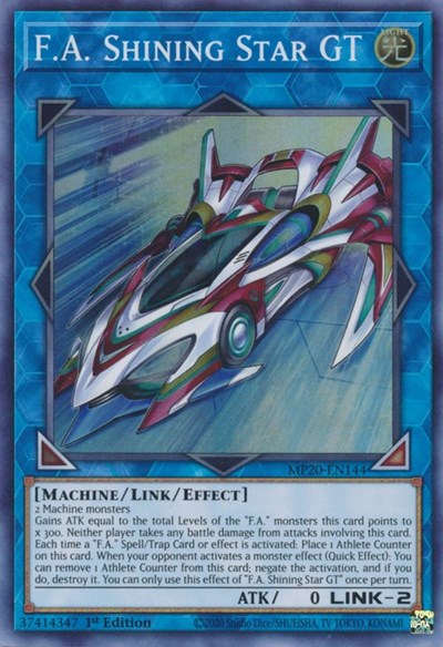 F.A. Shining Star GT [MP20-EN144] Super Rare