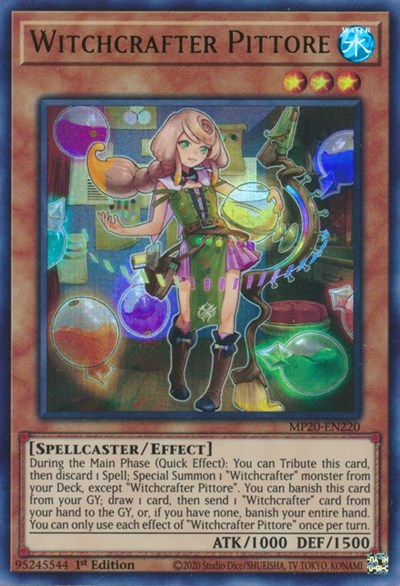 Witchcrafter Pittore [MP20-EN220] Ultra Rare