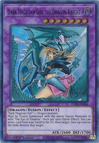 Dark Magician Girl the Dragon Knight (Alternate Art) (Green) [DLCS-EN006] Ultra Rare