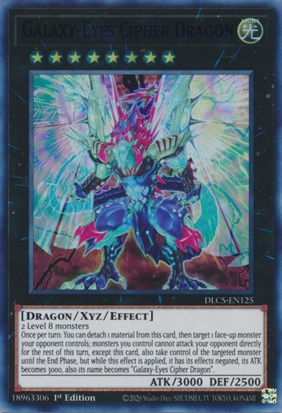 Galaxy-Eyes Cipher Dragon (Blue) [DLCS-EN125] Ultra Rare