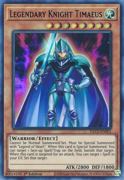 Legendary Knight Timaeus (Blue) [DLCS-EN001] Ultra Rare