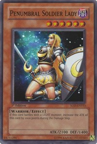 Penumbral Soldier Lady [SOD-EN033] Super Rare